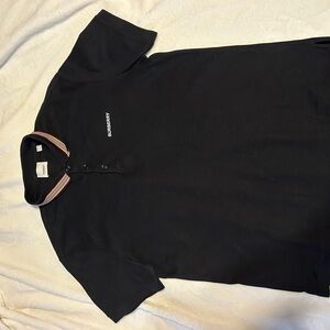XL Black Burberry polo
